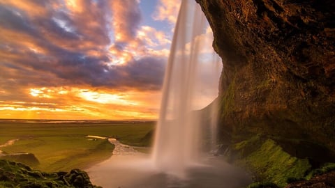 Gljúfrabúi: the one next to Seljalandsfoss