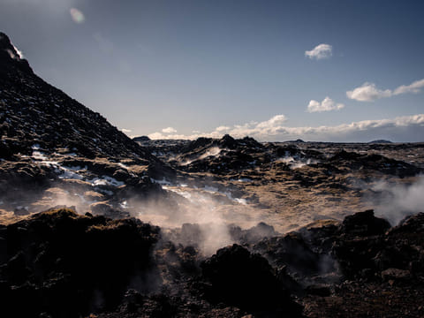 Volcano Eruption Site & Blue Lagoon Admission Tour, photo 3