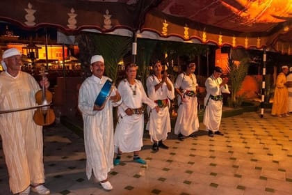 Fantasia Show Chez-Ali Moroccan Restaurant in Marrakech