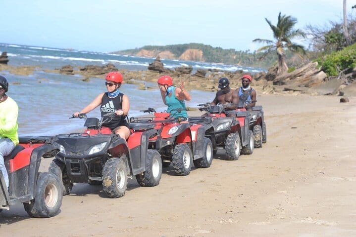 ATV 4 wheel off Road from Amber Cove & Taino bay port silver 10