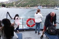 Clients on the way to Seal Island for 45m cruise and pictures