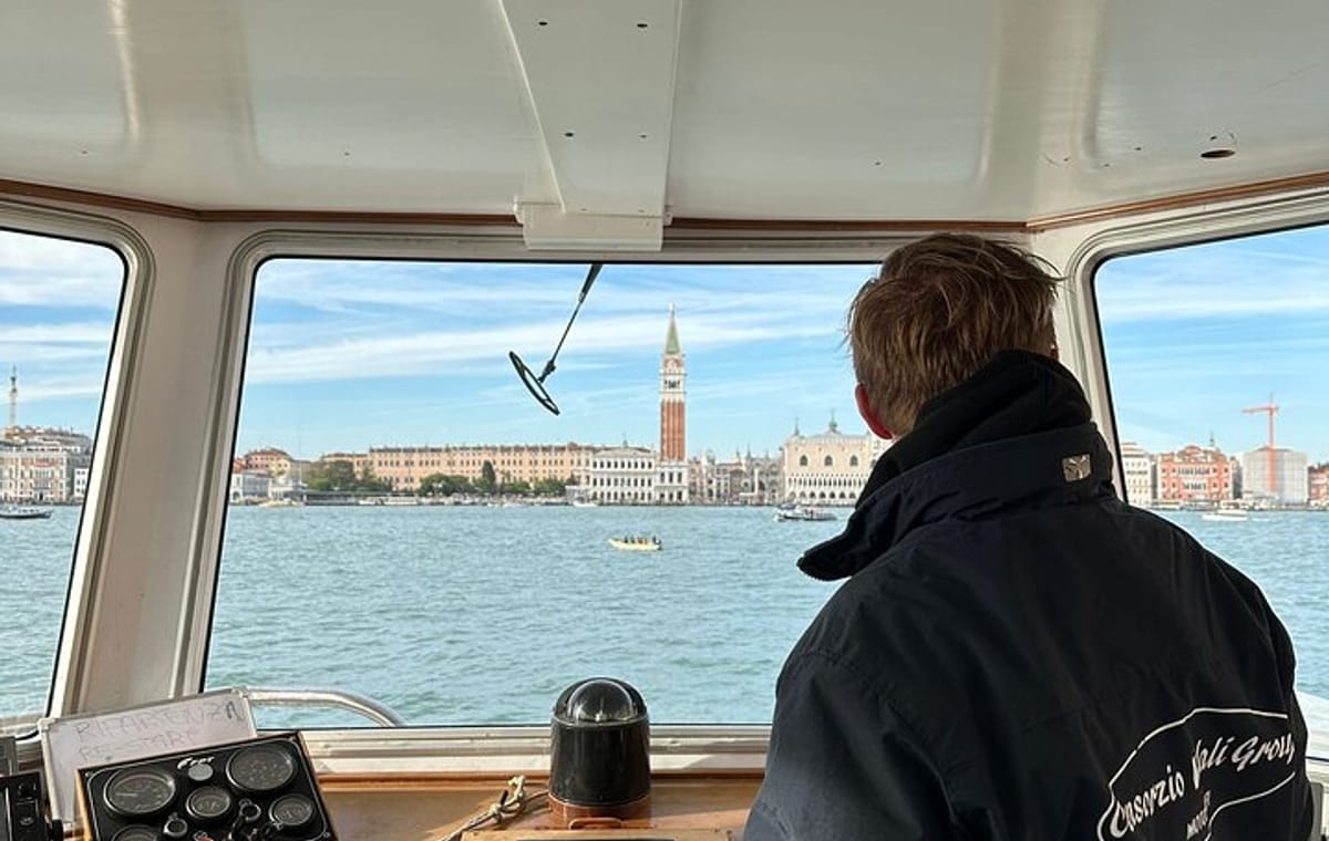 1-hour panoramic tour of Venice by boat
