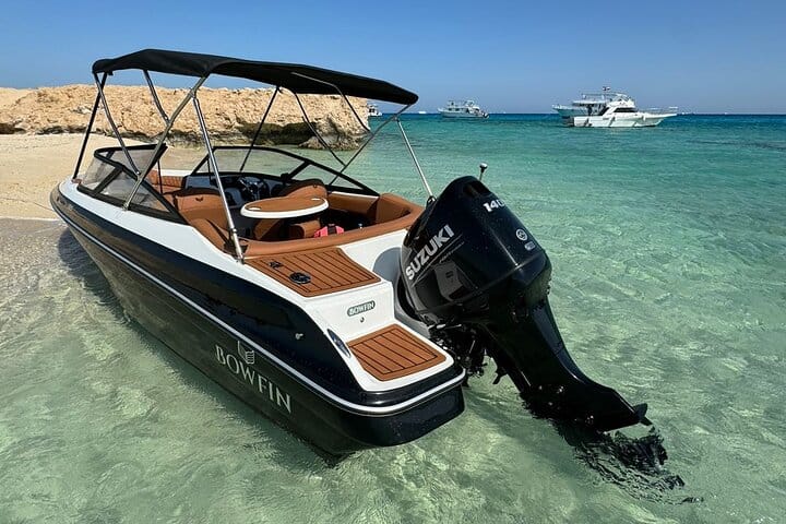 Private Speedboat Trip to Orange island ,Snorkeling from Hurghada