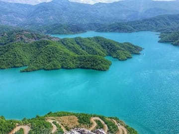 Hike Gamti Mountain with Views of Bovilla Lake from Tirana