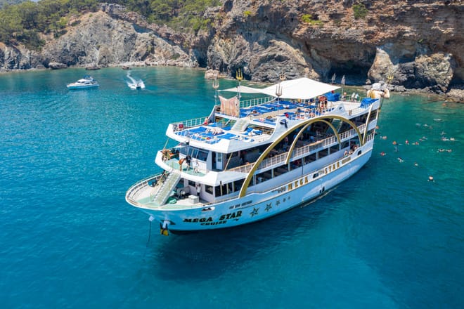 Mega Star Boat Tour with transfer from Kemer 5