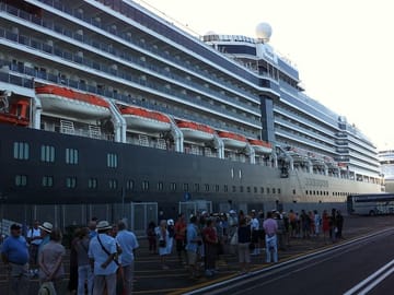 Entrance to the ship for passengers