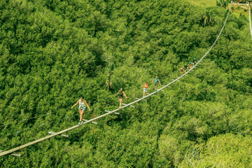 Adventure Tour at Vallé Advenature Park in Chamouny, Mauritius