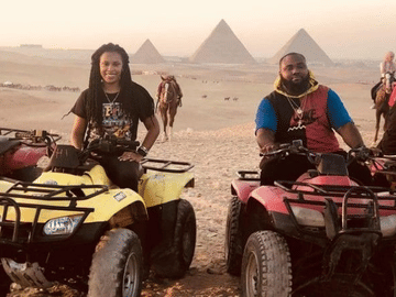 Quad Bike Desert Safari at the Giza Pyramids in Egypt