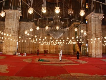 Inside Mohammed Ali Mosque
