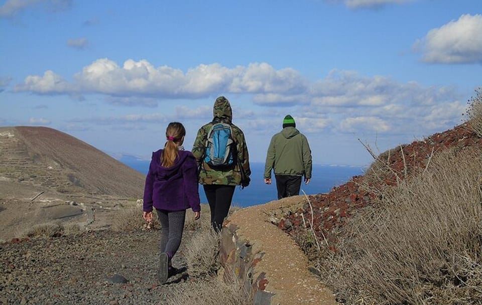 Hiking Tour of Ancient Thira from Kamari to Pyrgos