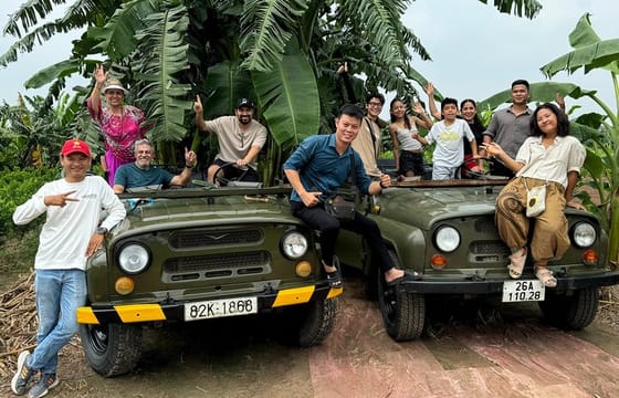 Hanoi Jeep Explore Outskirts And Co Loa Countryside Tour