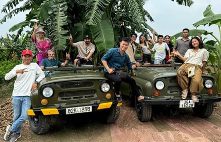 Hanoi Jeep Tour to Co Loa Countryside and Traditional Village