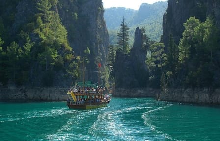 Green Canyon Boat Tour with Hotel Pickup from Antalya