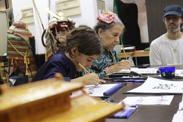 Samurai Calligraphy Experience in Osaka: Final Brushstrokes