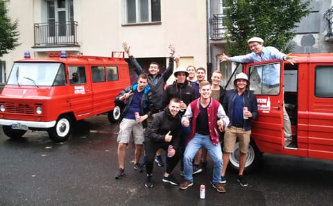 Custom Private Retro Minibus Tour of Warsaw's Highlights