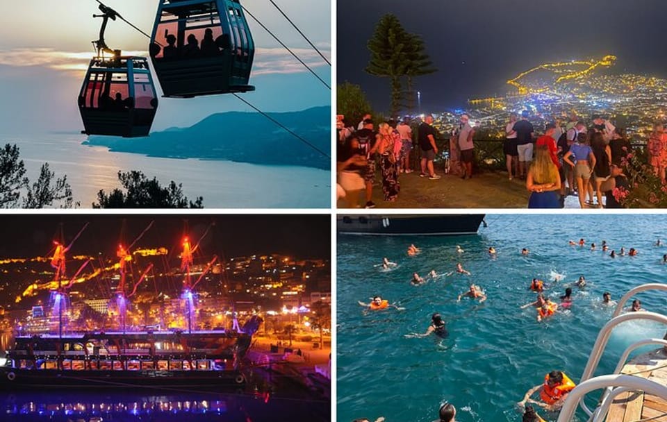 Sunset Alanya City Tour with Cable Car, Dinner and Boat Tour