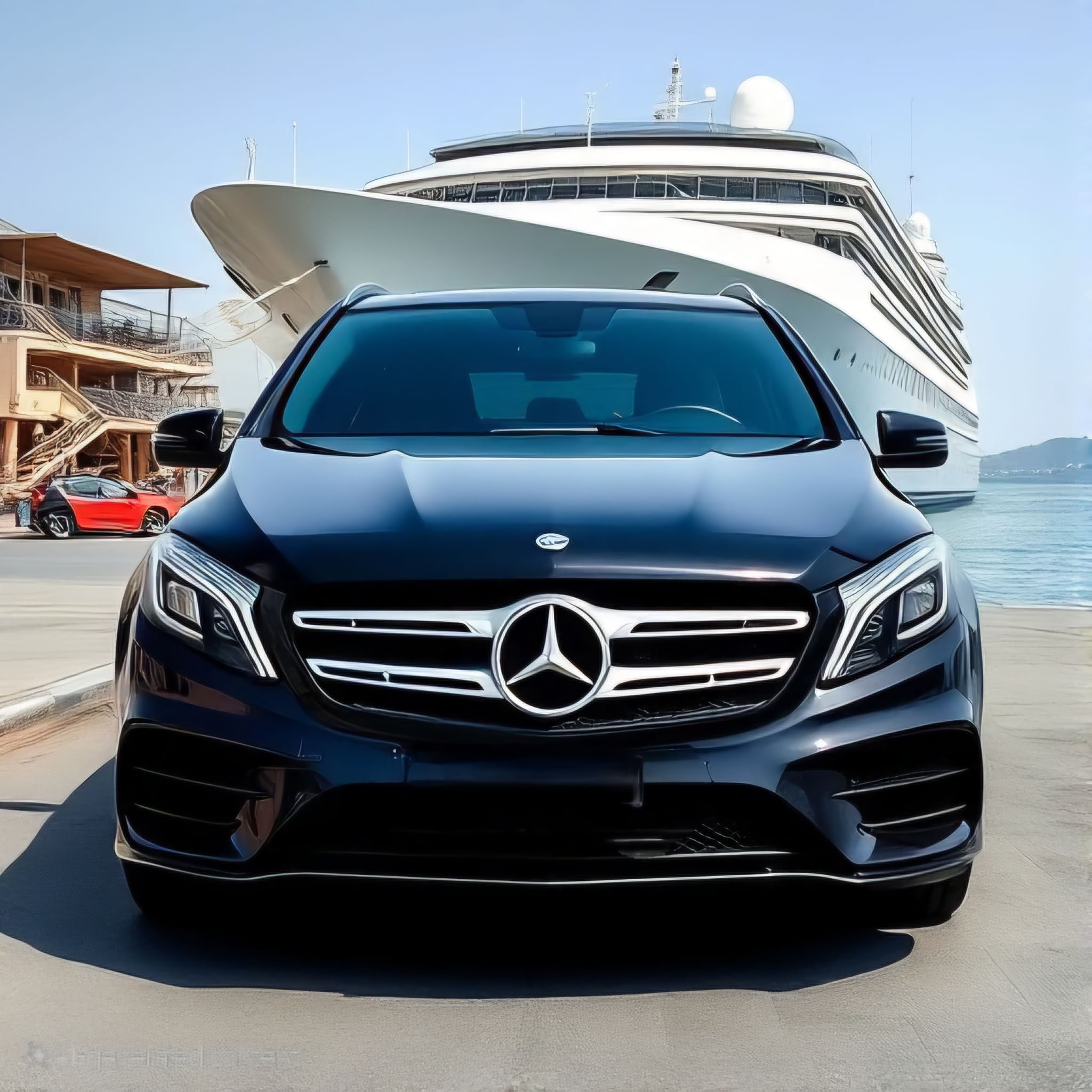 Luxury car service for premium transfers to Piraeus Port from Athens City