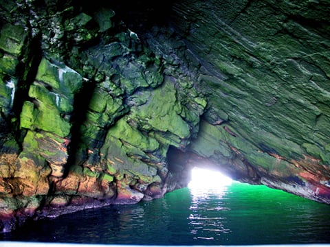 Sea Cave in Vestmannaeyjar