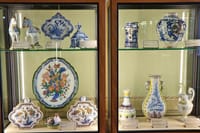 Collection of dinner services, one of the few European royal services that remain intact.