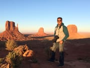 <p>Shot at the camping site at Monument Valley during Sunset</p>