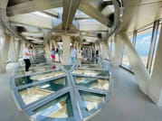 Dubai Sky View Glass Slide, Dubai Mall Shopping, Burj Khalifa 124/125th floor and Musical Fountain Show tour with Private Transfers 2