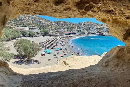 Private Tour of South Crete: Explore Hippie Caves and Ancient Treasures