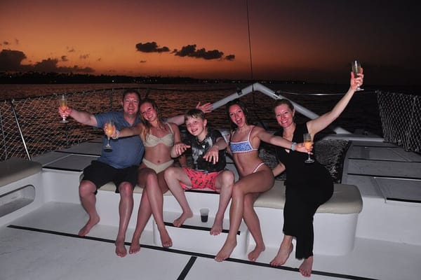 Private Punta Cana Sunset Cruise: Champagne, BBQ with Lobster