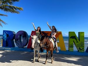 Roatan Horseback riding with island Eco-tour