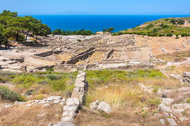  Archaeological site of ancient Kamiros. Rhodes, Greece