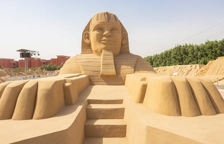 Sand City Tour with Tickets and Private Transfer from Hurghada