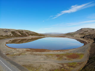 Iceland in a nutshell, Borgarfjordur, Husafell, Lava waterfall, glacier., photo 9