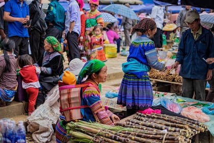 From HANOI: Sapa and Bac Ha Market 2 Days Tour, Depart Saturday