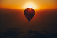 Breathtaking views of sunrise.