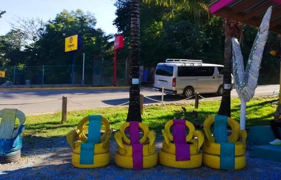 Roatan Fun Bus Group Sightseeing Island Private Tour