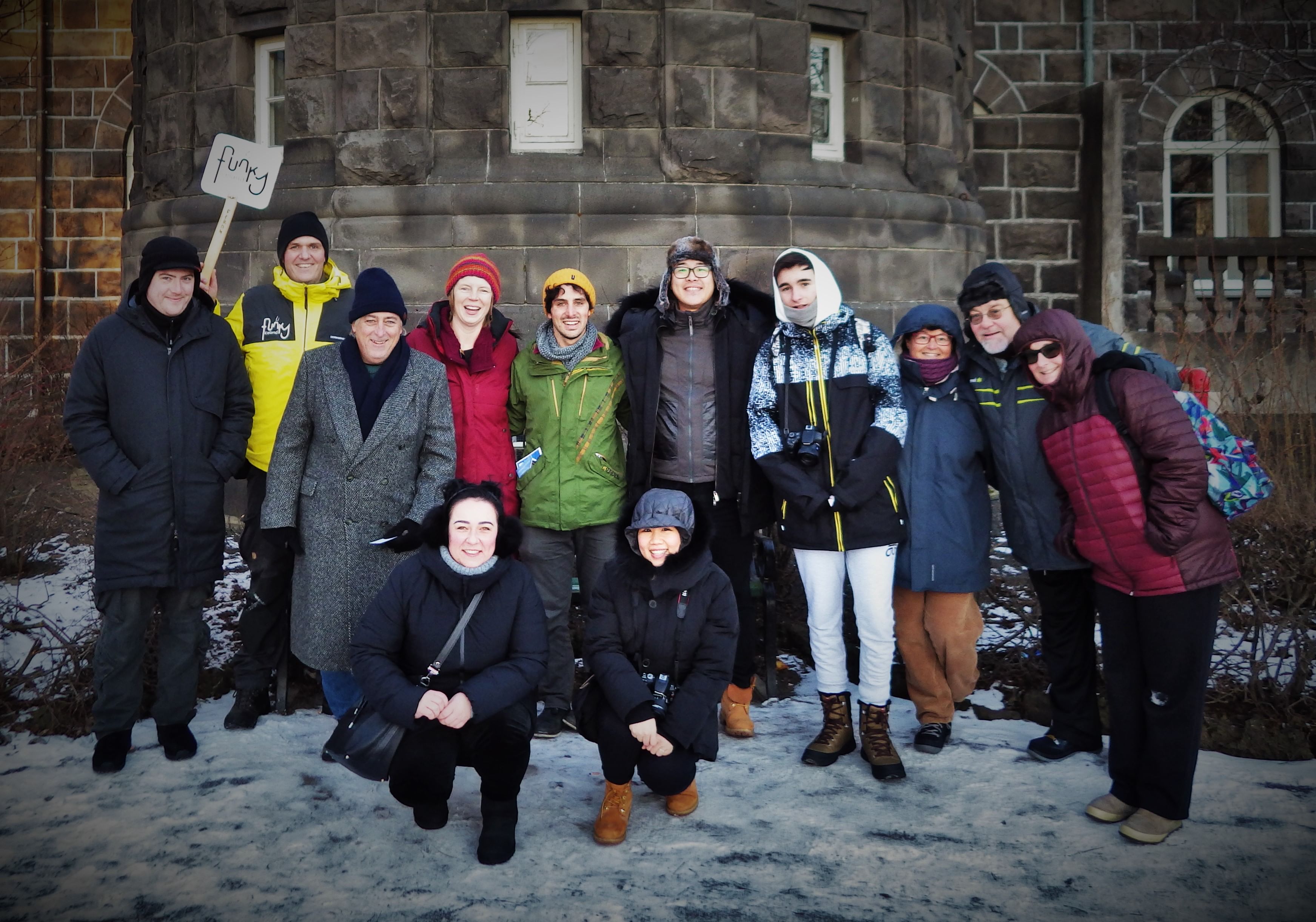 Funky Iceland Reykjavik walking tour group