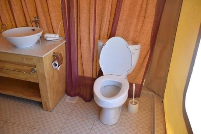 Toilet at AA Lodge