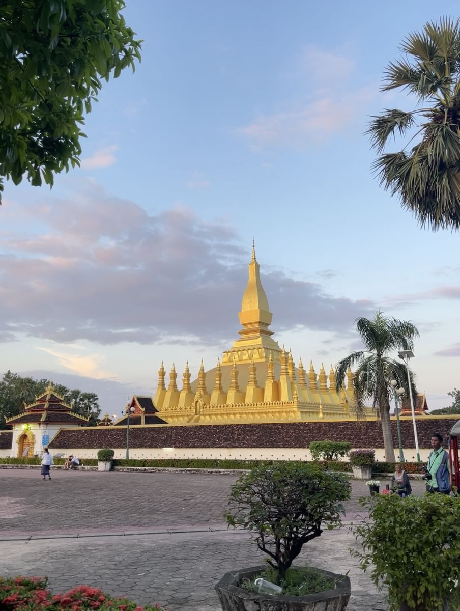 Sunset cruise on Luang Prabang river