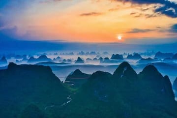 Yangshuo Ruyi Peak Cable Car Experience with Hotel Transfers
