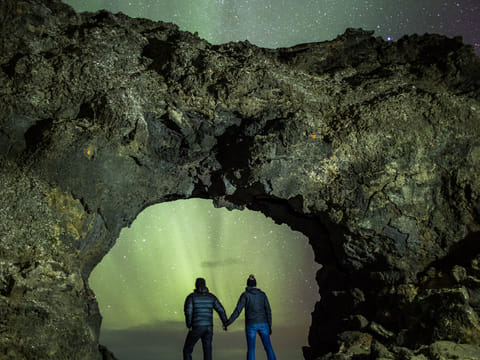 Northern Lights tour from Lake Mývatn