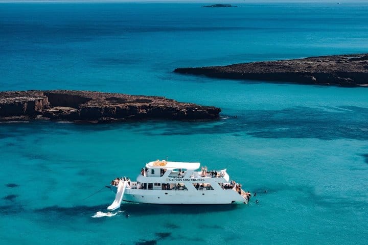 From Paphos: Blue Lagoon AFTERNOON Cruise, BBQ & Wine+Water Slide 2