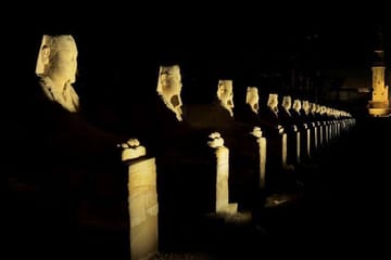 Sound and Light Show at Karnak Temple in Luxor