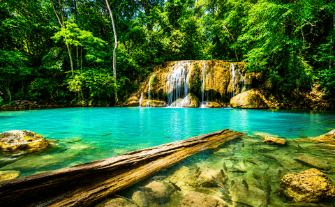 Erawan Waterfall and River Kwai Bridge Tour from Bangkok