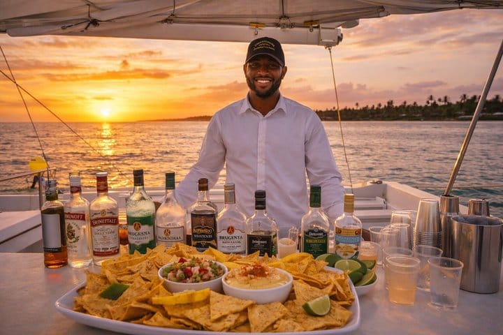 Punta Cana Sunset Party Boat with Lobster and Champagne 7