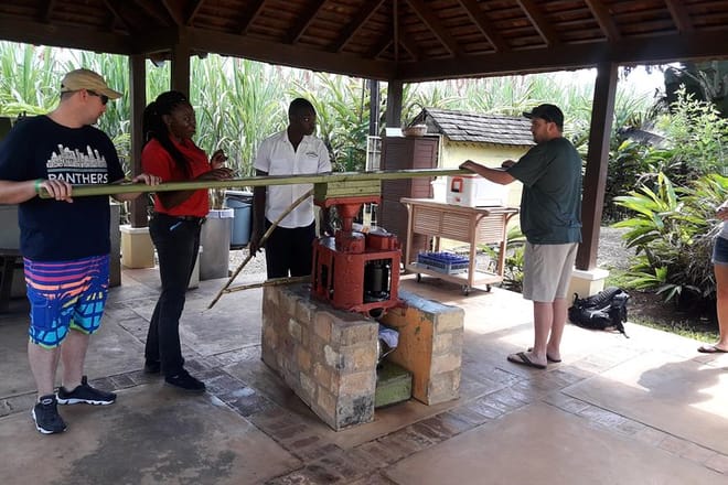 MAKING SUGAR CANE JUICE