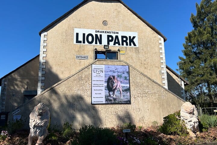 Giraffe Encounter and Lion Park with Wine Tasting in Stellenbosch