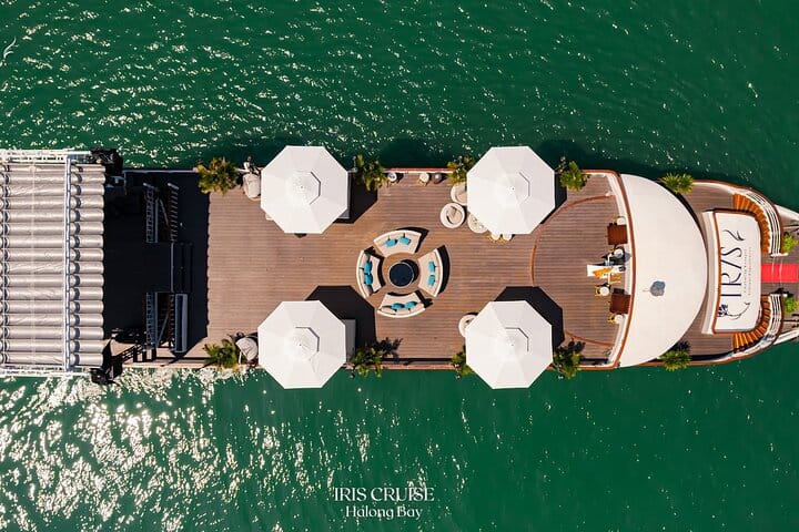 IRIS CRUISE - 5 Star Day Cruise - Halong Bay 1 Day - JACUZZI POOL