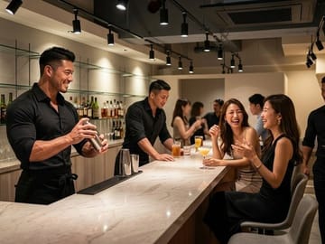 Muscle Bar Kyoto Entrance Fee & Reservation with Macho Men