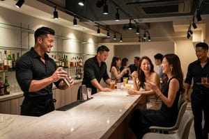 Muscle Bar Kyoto Entrance Fee & Reservation with Macho Men
