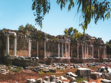 Ancient Ruins and Manavgat Waterfall Tour in Turkey