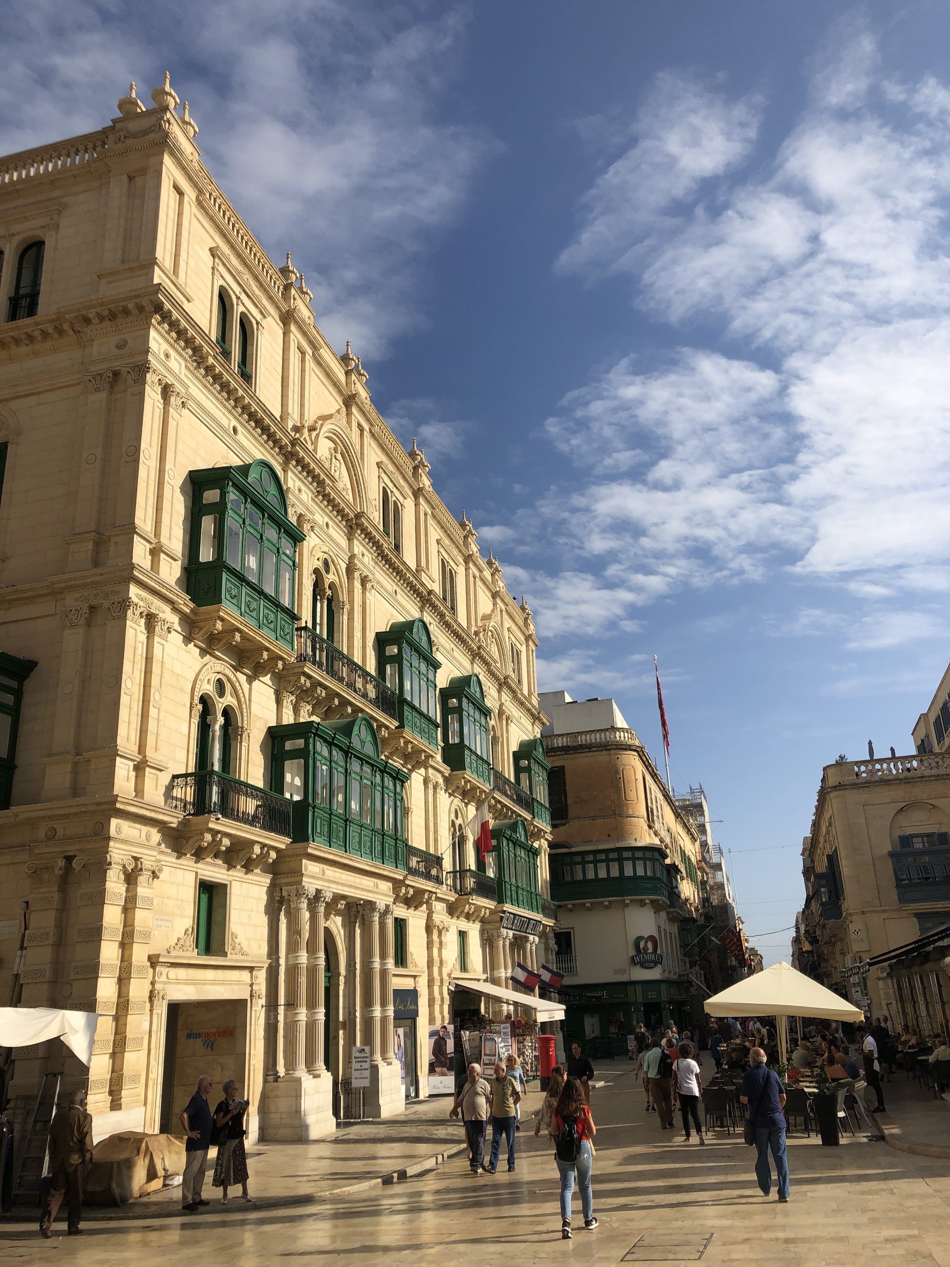 Republic street in Valletta